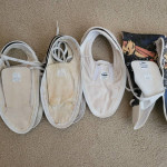 4 Pair Zipz Shoe Tops Mario & Calvin & Hobbs