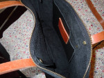 Portland Leather Black Medium Zippered Tote