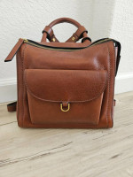 Fossil Parker Leather Backpack-Small