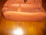 Penelope, Birkin style ostrich handbag