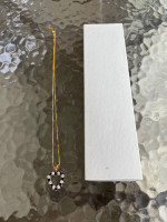 18” VINTAGE 925 HEART-SHAPED NECKLACE