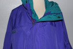 Mens Columbia Vintage Large Jacket Radial Sleeve Dual Zipper 100% Nylo