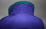 Mens Columbia Vintage Large Jacket Radial Sleeve Dual Zipper 100% Nylo