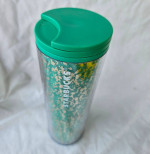 2019 Starbucks Green Gold Foil Travel Tumbler New with Tags