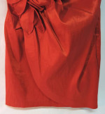 Jessica McClintock Red Strapless Formal Cocktail Party Mini Dress 6