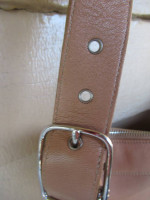 FREE DELIVERY: New COACH Genuine Leather Camel Purse Handbag W/Adj.