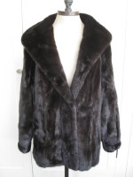 Real black mink fur coat INDIVIDUALLY PRICED