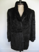 Real black mink fur coat INDIVIDUALLY PRICED