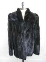 Real black mink fur coat INDIVIDUALLY PRICED