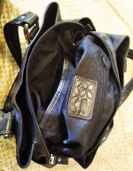 BROWN LEATHER FOSSIL GRAB BAG