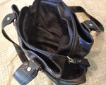 BROWN LEATHER FOSSIL GRAB BAG