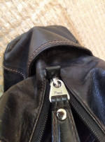 BROWN LEATHER FOSSIL GRAB BAG