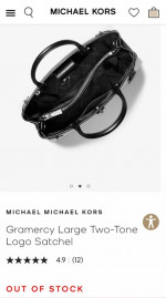 MICHAEL by Michael Kors Gramercy Satchel two-tone Large