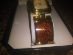 Beautiful Vivani' Ladies gold Animal Print watch - jeweler serviced