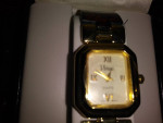 Beautiful Vivani' Ladies gold Animal Print watch - jeweler serviced