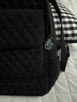 Vera Bradley Microfiber Black Backpack