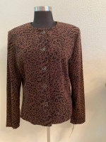 NWT Vintage Leopard Print Jacket