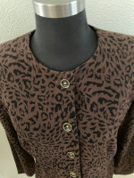 NWT Vintage Leopard Print Jacket