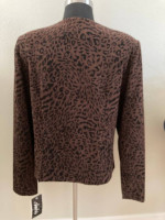 NWT Vintage Leopard Print Jacket