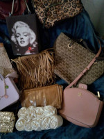 I have many style colors and sizes of shoulder bags handbags of designer purses