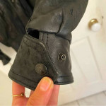 vintage leather biker jacket