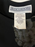 Jessica Howard Sheer Floral Short Dress