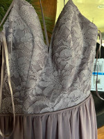 New w Tags Dusty Lavender/Silver Dress