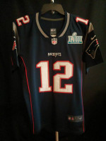 England Patriots - #12 Tom Brady/ Super Bowl 53 (size: Small)