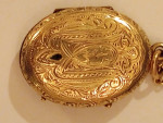 Antique Ornate Locket Necklace