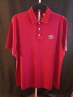49ers Red Polo – Cutter & Buck/ DryTec (size: XL/TG)