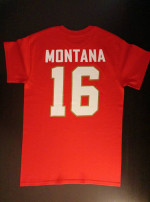 NEW: SF 49ers – 16 Montana/ NFL Team Apparel (size: Small)