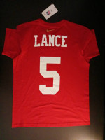 NEW SF 49ers -The Nike Tee- #5 LANCE/ NFL Team Apparel (size: Medium)