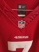 Excellent: SF 49ERS Red Jersey - #7 KAEPERNICK (size: XL)