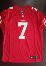 Excellent: SF 49ERS Red Jersey - #7 KAEPERNICK (size: XL)