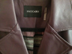 Purple Leather Jacket - Faux Blazer Plum (size: Medium)