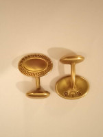 Antique Gold-Plated Victorian "W G C Clark Hallmark" Cufflinks