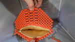 Orange Bead Bag