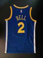 Excellent: Golden State Warriors NBA Jersey - #2 BELL (size: Small)