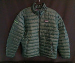 Excellent: Patagonia Green Puffer Zipper Jacket (size: Large)
