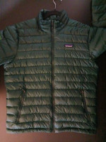 Excellent: Patagonia Green Puffer Zipper Jacket (size: Large)