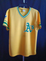 Excellent Athletics A's - Pepsi Yellow Jersey (size: XL)
