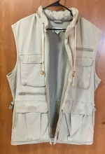 Men’s Vintage Banana Republic Adventure Khaki Safari Vest Size Large