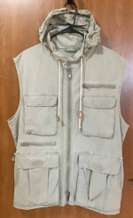 Men’s Vintage Banana Republic Adventure Khaki Safari Vest Size Large