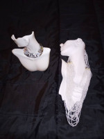 Vintage Bead Necklace and Shell Bracelet