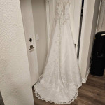 Davids Bridal Strapless Corset Wedding Dress