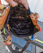 AmeriLeather Purse, multi-color