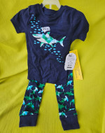 Boys Size 3T Shark PJs Pajamas New with Tags