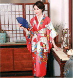 Kimona Sash? Red with Floral Design
