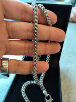 Men's 30" Franco Style Stainless Steel Chain