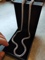 Men's 30" Franco Style Stainless Steel Chain